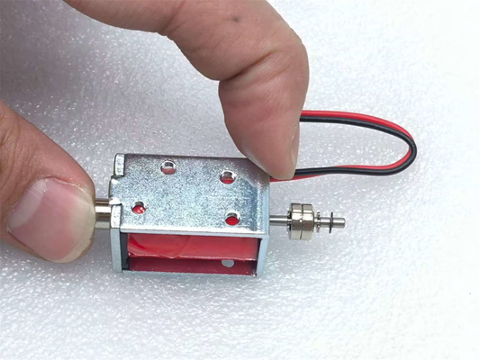 U0629 Offener Rahmen und kleine Magnete 24V DC Schub-Zug-Magnetventil Aktuator für lineare Bewegung, kleine Größe