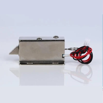 U1054-1b 12V 24V normal geschlossener Zugtyp Kleines elektrisches elektromagnetisches Solenoidschloss mit Überwindungsfunktion