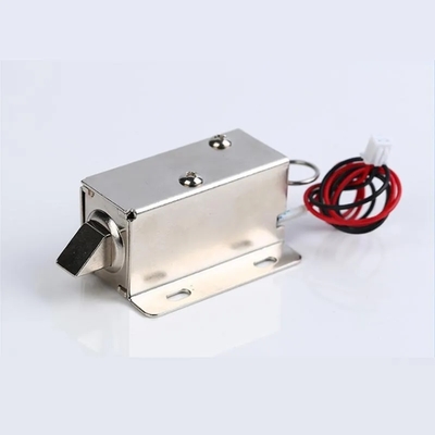 U1054-1b 12V 24V normal geschlossener Zugtyp Kleines elektrisches elektromagnetisches Solenoidschloss mit Überwindungsfunktion