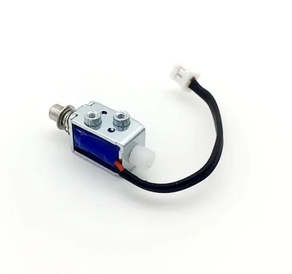 Kleine Schub-Zug-Solenoid mit offenem Rahmen und Montagelöchern für eine einfache Installation