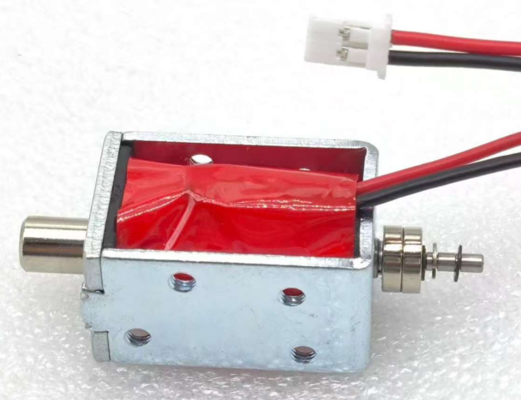 U0629 Offener Rahmen und kleine Magnete 24V DC Schub-Zug-Magnetventil Aktuator für lineare Bewegung, kleine Größe