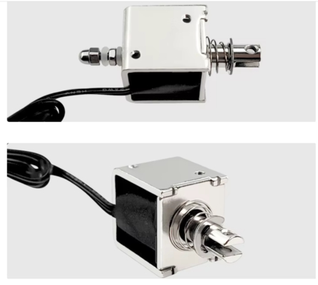 Solenoid-Elektromagnet-Push-Pull-Typ U-0826B Schubkraft Offener Rahmen Linear-Solenoid-Elektromagnet-Hofsauger