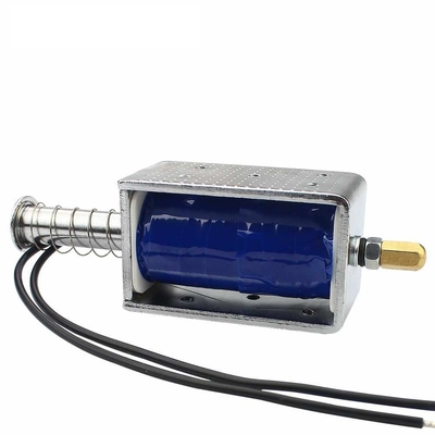 12V24V Solenoid Electromagnet Push Pull Through Type Magnet Long Stroke 30mm U1264B Small Electromagnetic Valve